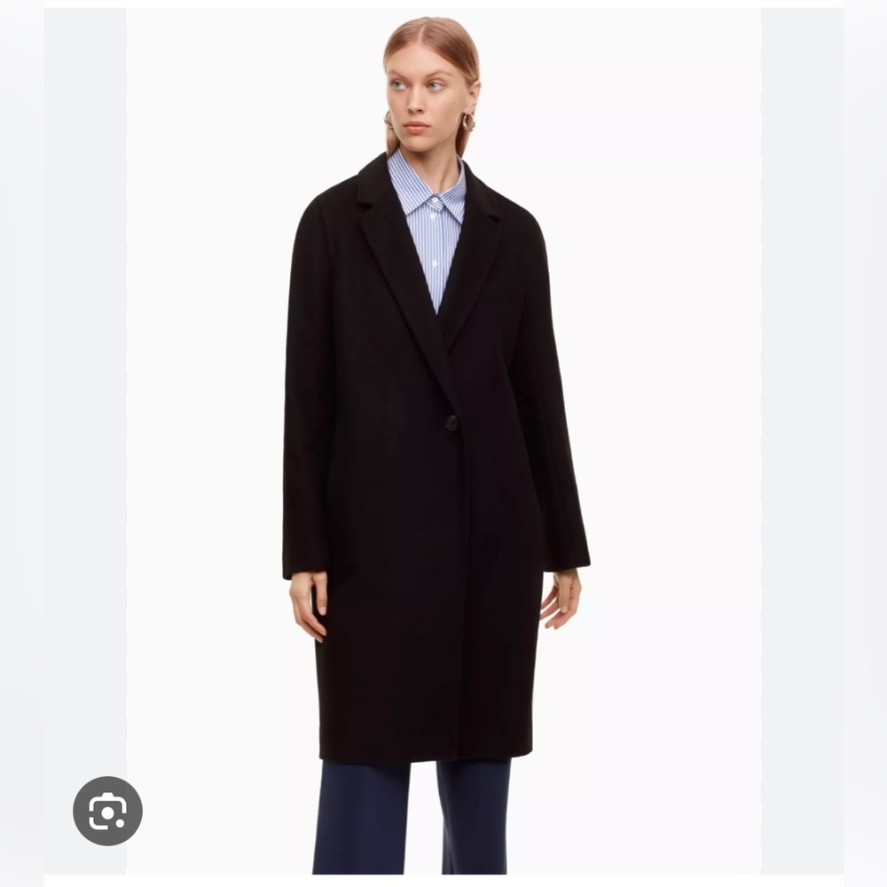 Artizia Babaton Black Wool Coat
